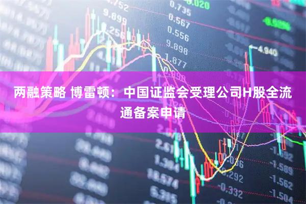 两融策略 博雷顿：中国证监会受理公司H股全流通备案申请